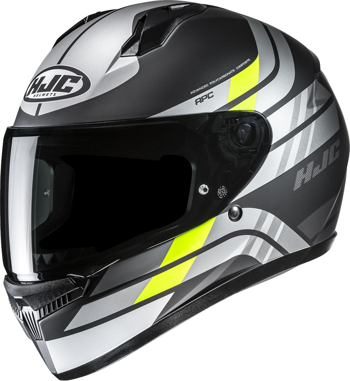 HJC C10 Hiper Motorcycle Helmet - Part Number FP54NUS3D3HV, XS