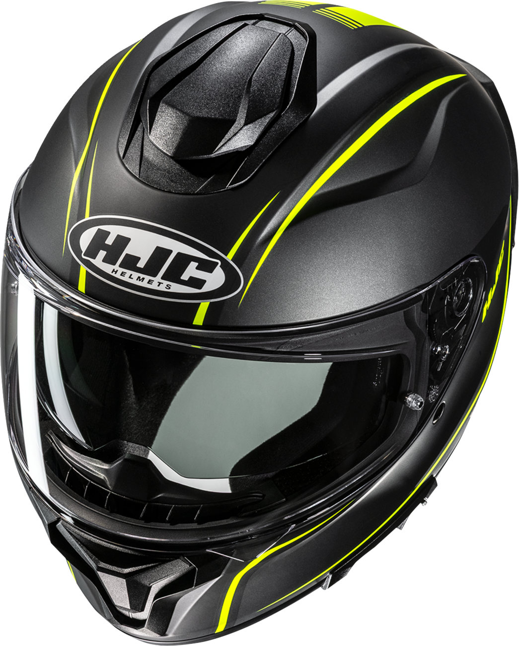 HJC C71 Quez Motorcycle Helmet with Pinlock-Prepared Shield and Sunshield - XL FP69NUS713SV