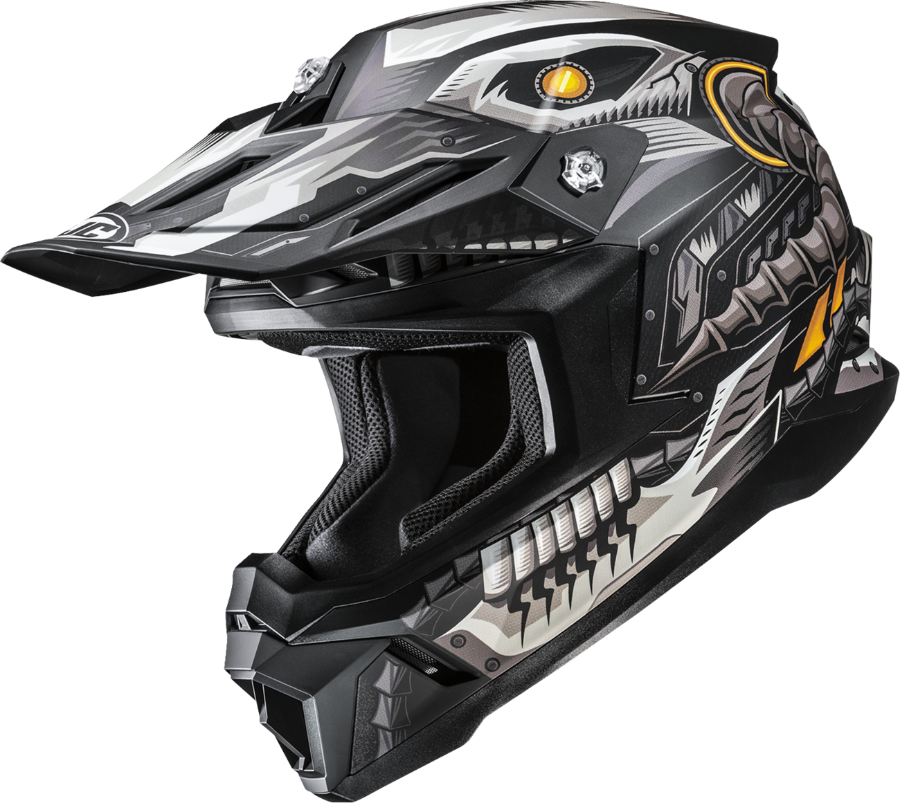 HJC C50 Mecha Beast Motorcycle Helmet - Model MP46NUS50S5V, Medium