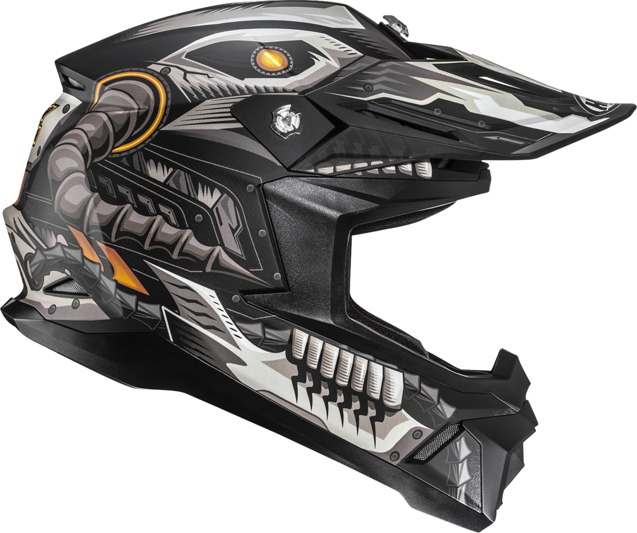 HJC C50 Mecha Beast Motorcycle Helmet - Model MP46NUS50S5V, Medium