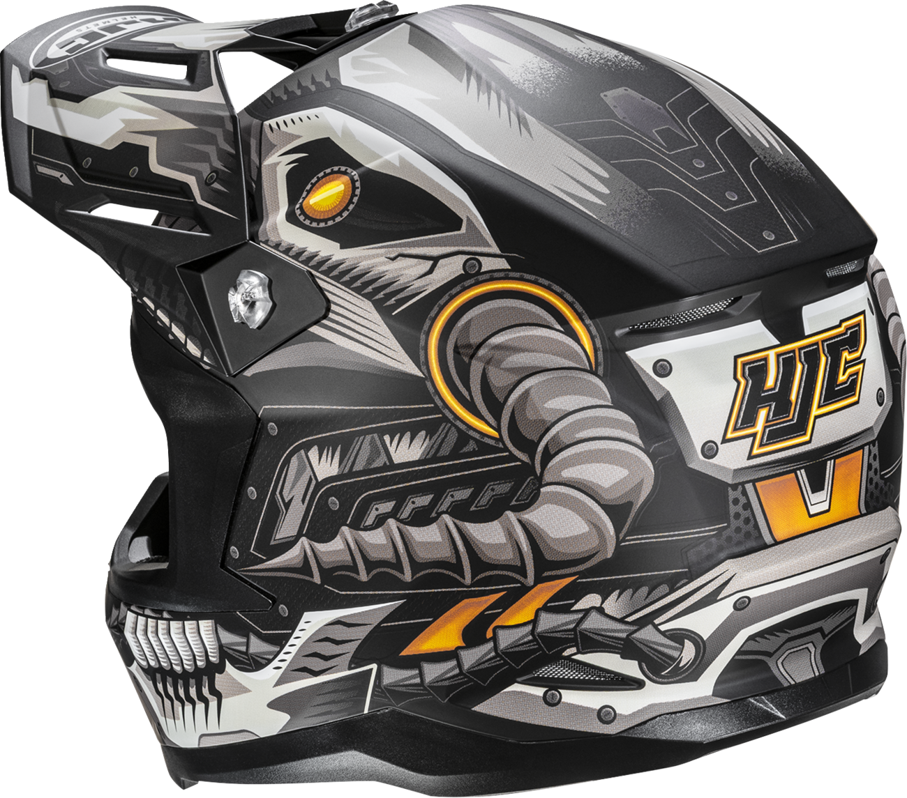 HJC C50 Mecha Beast Motorcycle Helmet - Model MP46NUS50S5V, Medium