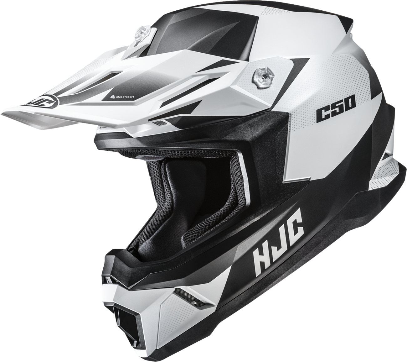 HJC C50 Slide Motorcycle Helmet - Model MC10SF, Large - Advanced Polycarbonate Shell, Universal Bluetooth Compatibility