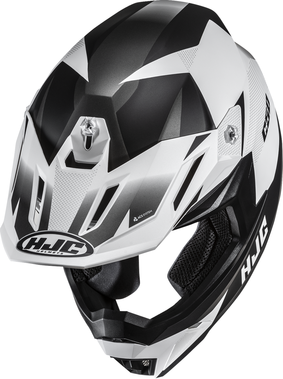 HJC C50 Slide Motorcycle Helmet - Model MC10SF, Large - Advanced Polycarbonate Shell, Universal Bluetooth Compatibility