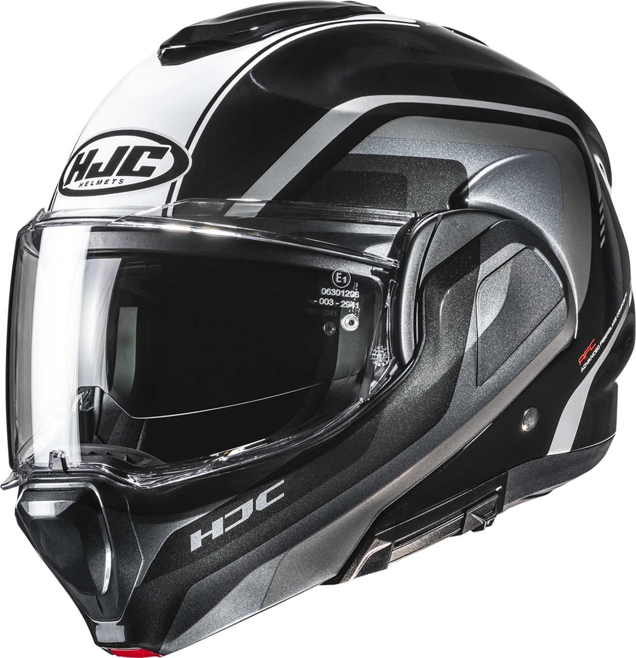 HJC F100 Modular Helmet - Reff MC21 2XL with Advanced Ventilation and Impact-Resistant Shell
