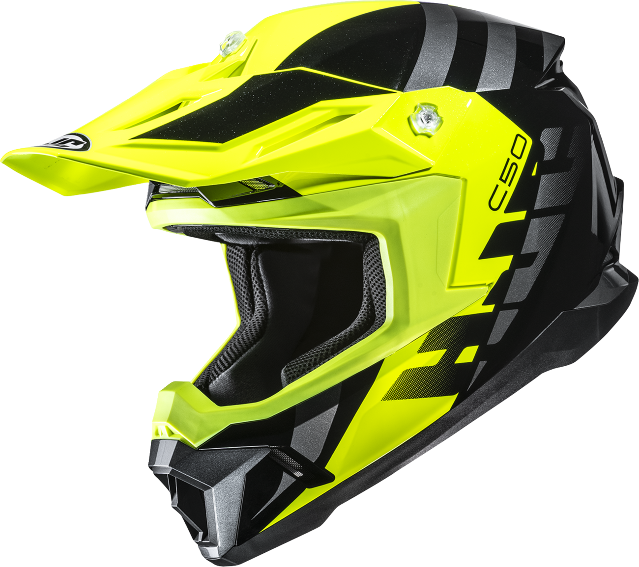 HJC C50 Mirage Motorcycle Helmet (Part No. MP46NUS62H3V) - Large