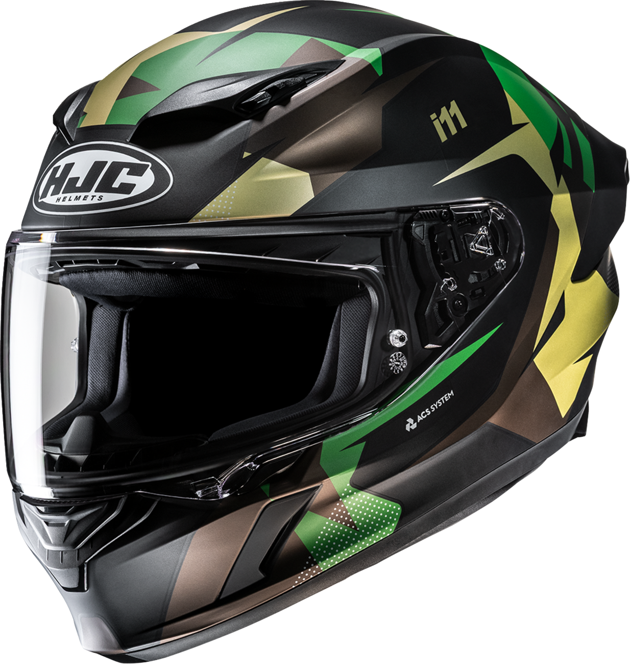 HJC i11 Helmet - Instant MC4SF Small FP67NUS40S4V with Pinlock-Prepared Shield and Advanced Ventilation
