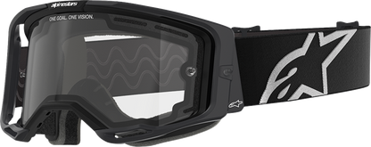 Alpinestars GOGGLES Vision 8 Goggle with Clear Dual Pane Lens - Black Frame