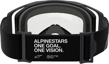 Alpinestars GOGGLES Vision 8 Goggle with Clear Dual Pane Lens - Black Frame