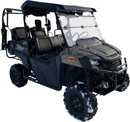 MOOSE OFFROAD Full Folding Windshield - Deluxe for Honda Pioneer 700 V000347-12200M