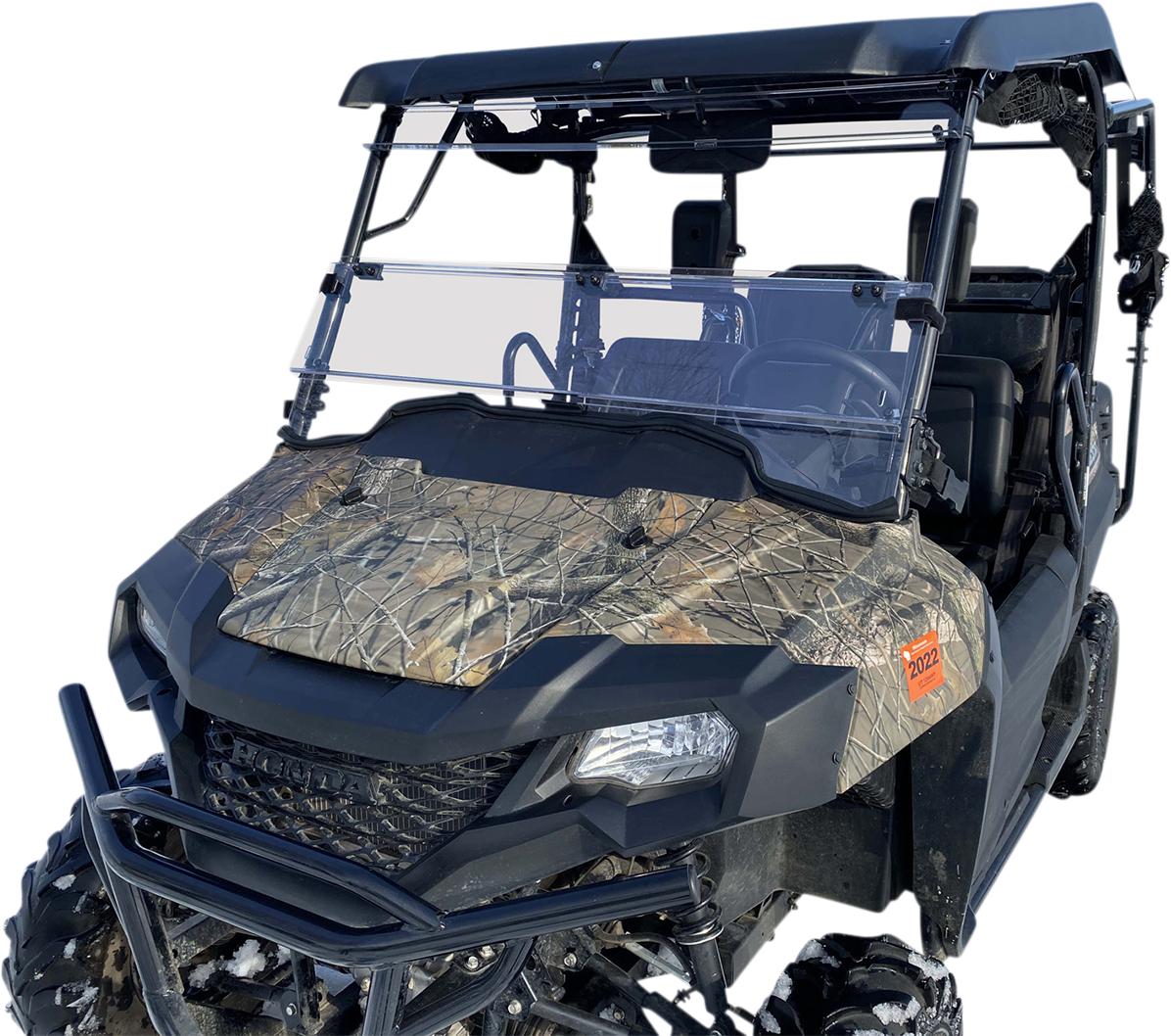 MOOSE OFFROAD Full Folding Windshield - Deluxe for Honda Pioneer 700 V000347-12200M