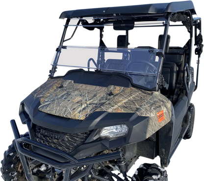 MOOSE OFFROAD Full Folding Windshield - Deluxe for Honda Pioneer 700 V000347-12200M