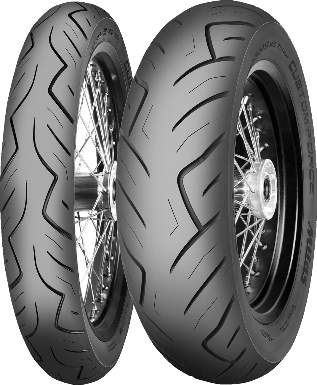 MITAS Custom Force Front Tire 130/90-16 (MT90-16) 67H for Cruiser Motorcycles