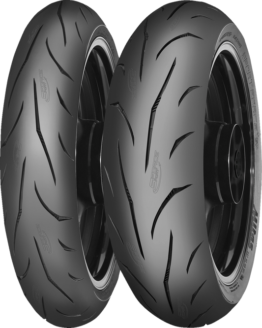 MITAS Sport Force+ EV Rear Tire 180/55ZR17 (73W) for High-Performance Motorcycles