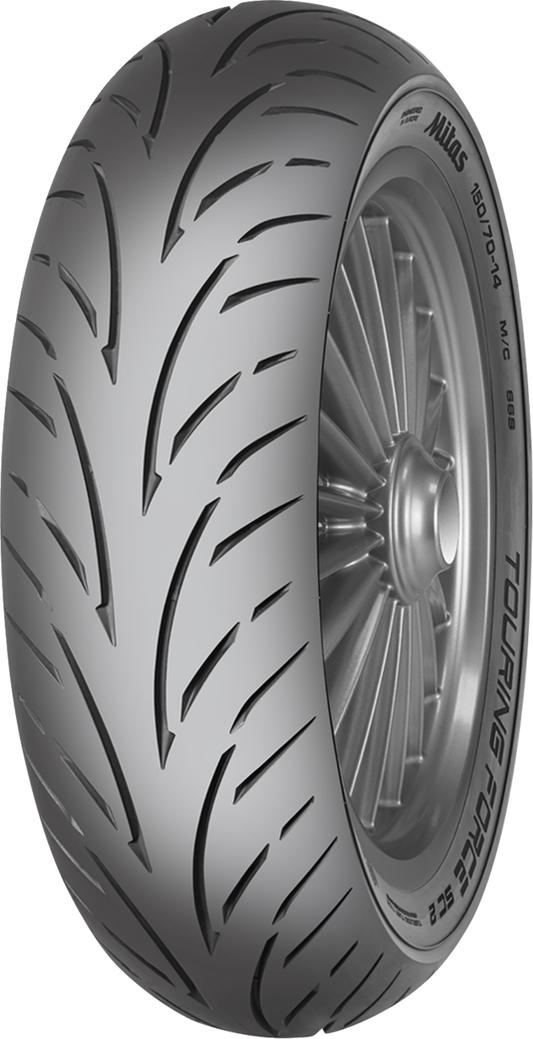 MITAS Touring Force-SC 2 130/70-12 Tire - Reinforced Front/Rear for Scooters
