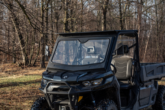 Moose Offroad Glass Windshield for Defender 28400M - Durable UTV Windshield with Dual Vents