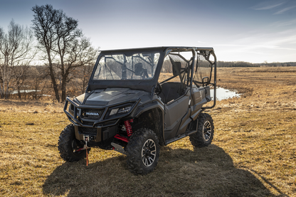 MOOSE OFFROAD Glass Windshield for Pioneer 28200M - Durable UTV Windshield with Dual Vents and Seamless Fit