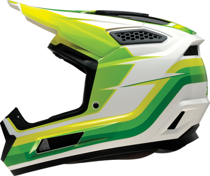 Z1R Dirt Maxx Helmet Vortex White/Green Small - Part 0110-9730