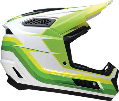 Z1R Dirt Maxx Helmet Vortex White/Green Small - Part 0110-9730