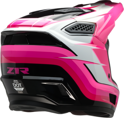 Z1R Dirt Maxx Helmet Vortex Pink/White XS by Z1R - Part Number 0110-9704
