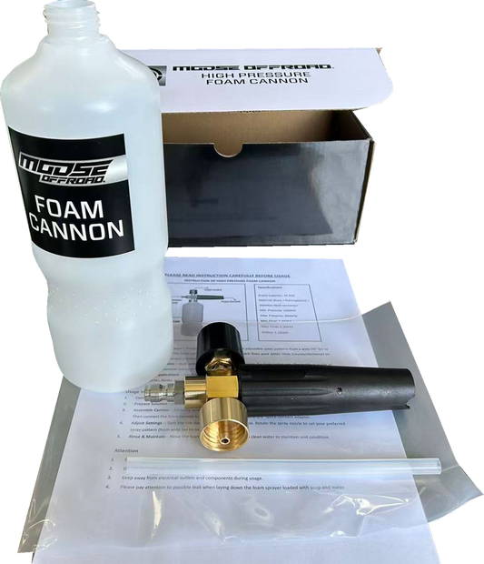 MOOSE OFFROAD Foam Cannon Attachment - 32 oz Q15-6090 for Pressure Washers