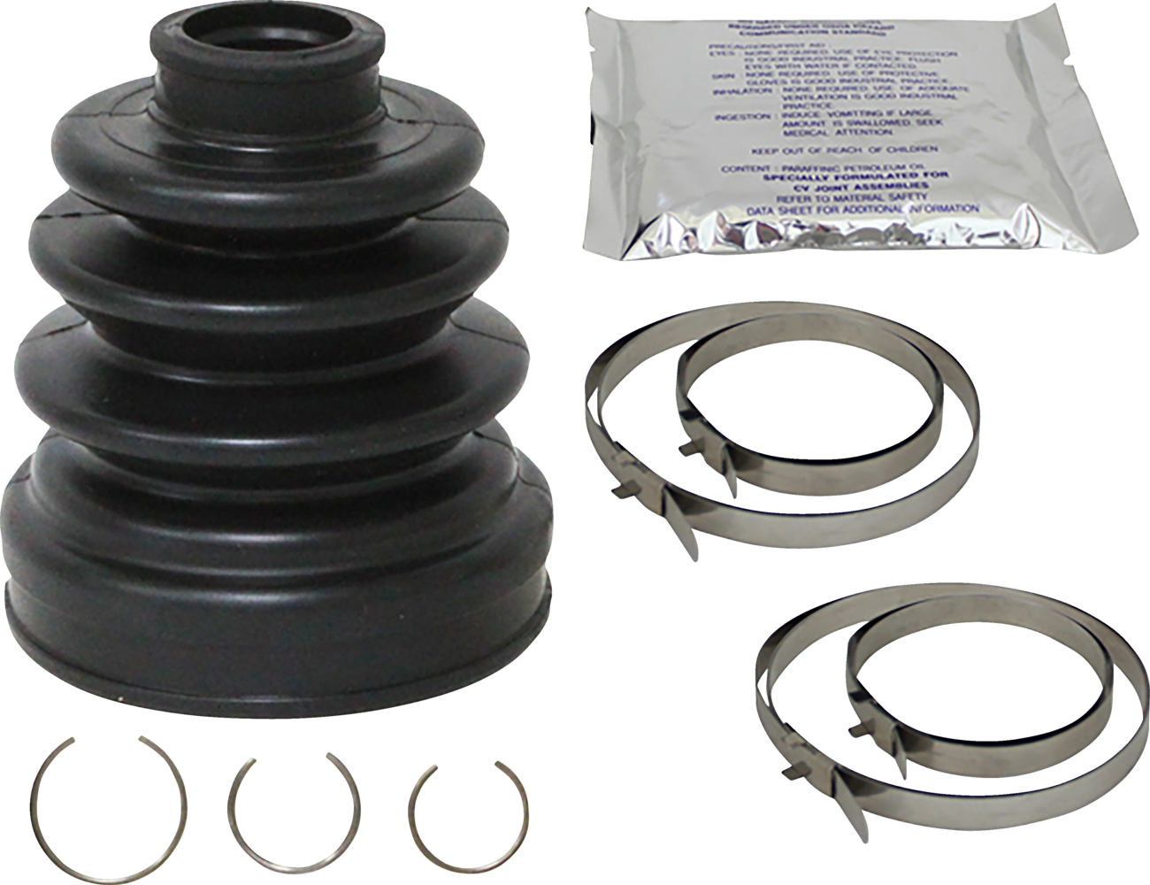 MOOSE OFFROAD CV Boot Kit Arctic Cat/Textron AT-03085 – Complete Replacement for Front and Rear Inboard/Outboard CV Boots