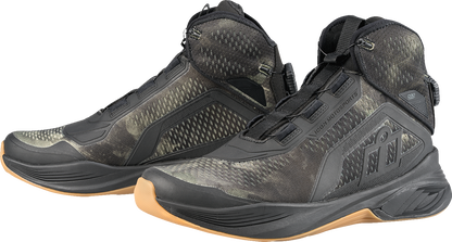 ICON Hooligan AF Boots Gray Camo US 8.5 - Model 3403-1445