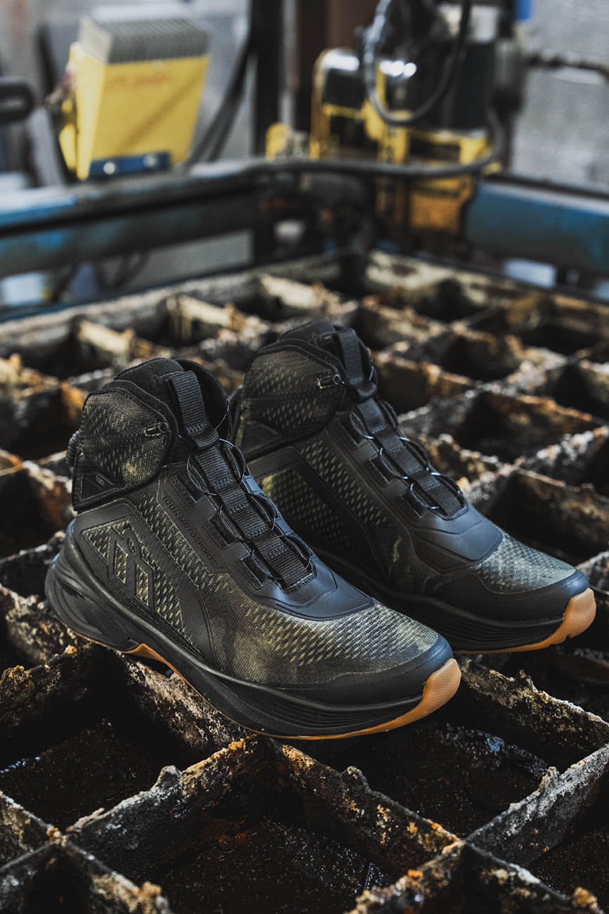 ICON Hooligan AF Boots Gray Camo US 11 - Reinforced and Slip-Resistant Design