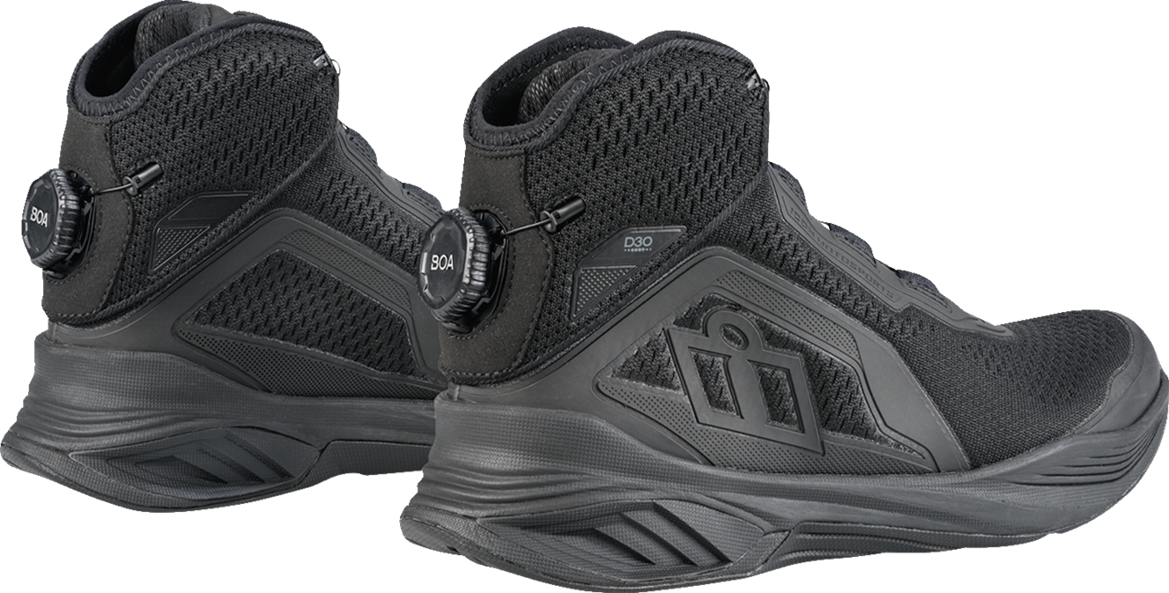 ICON Hooligan AF Boots - Black US 7 (Part No. 3403-1457)