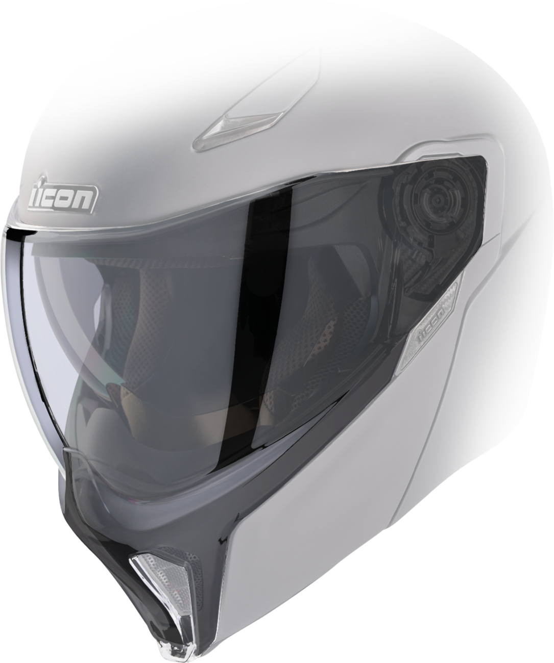 ICON Threshold™ Shield for ECE R 22.06 Helmets - Dark Smoke, Part Number 0130-1461