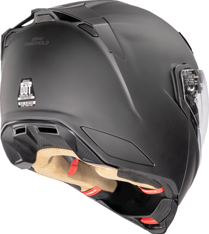 ICON Threshold™ Modular Helmet - Solid Matte Black XL (Part 0100-2695)