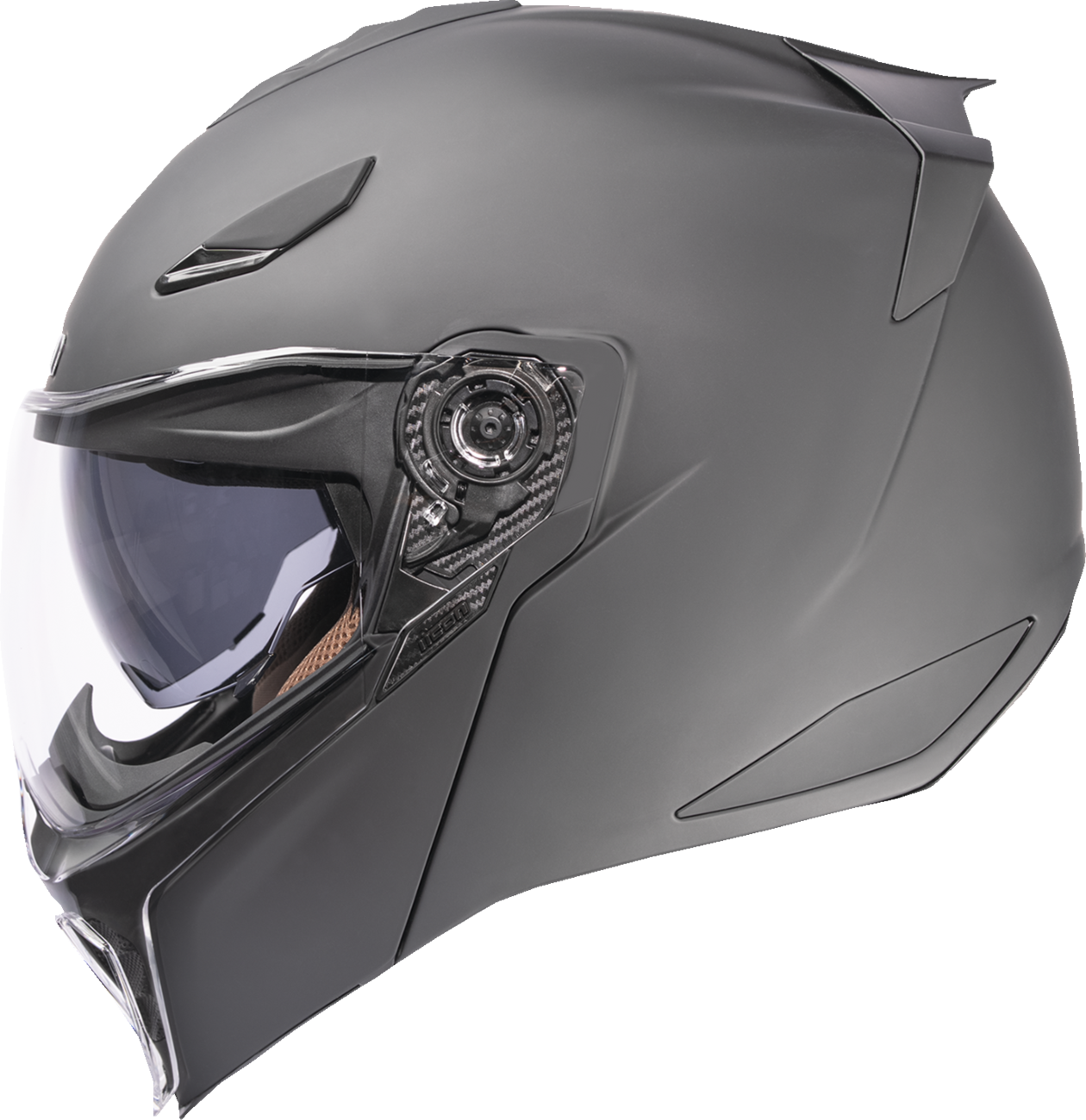 ICON Threshold™ Modular Helmet 2XL Solid Matte Black (Part No. 0100-2696)