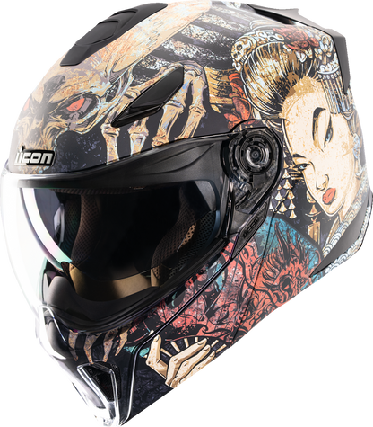 ICON Threshold™ Odokuro Modular Helmet - Black, Small (Part Number 0100-2715)