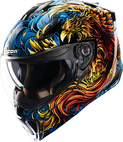 ICON Threshold™ Modular Helmet Burn Birdie Burn Blue XS - Part 0100-2721