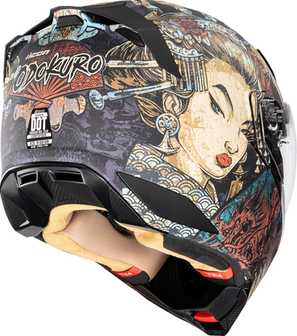 ICON Threshold™ Modular Helmet Odokuro Black Large - Part 0100-2717