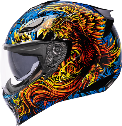ICON Threshold™ Modular Helmet Burn Birdie Burn Blue Small - Part 0100-2722