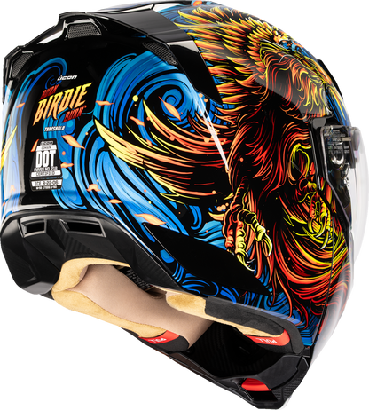 ICON Threshold™ Modular Helmet Burn Birdie Burn 2XL - Blue, Part Number 0100-2726