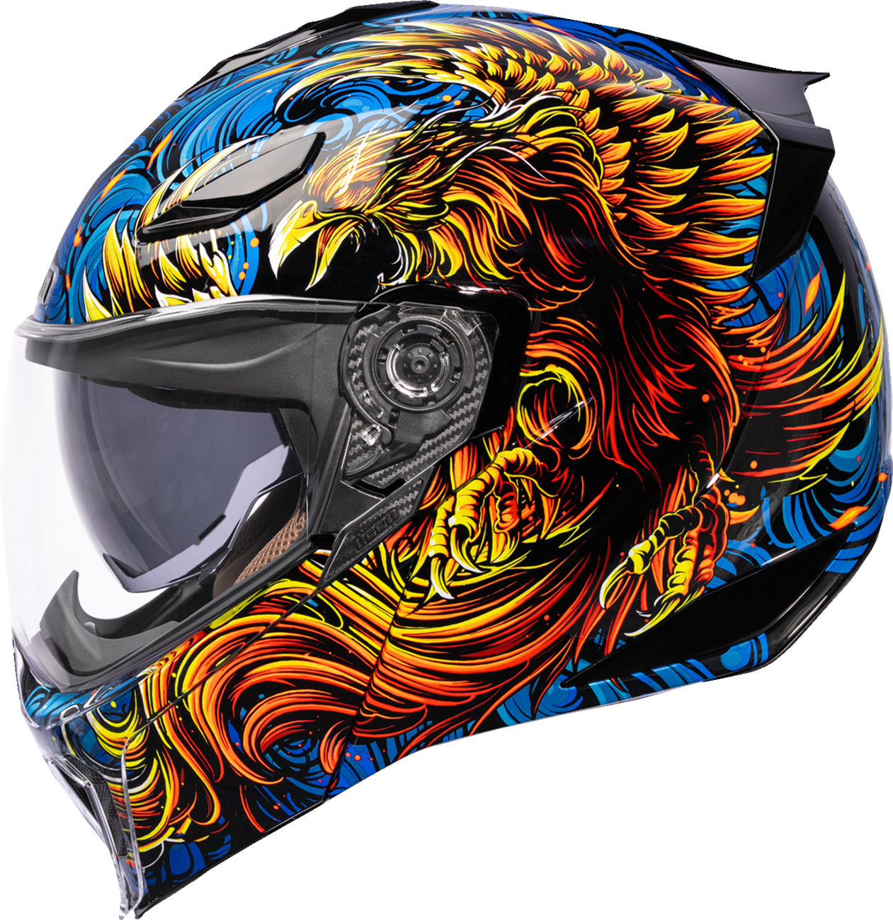ICON Threshold™ Modular Helmet Burn Birdie Burn 3XL - Blue, Part Number 0100-2727