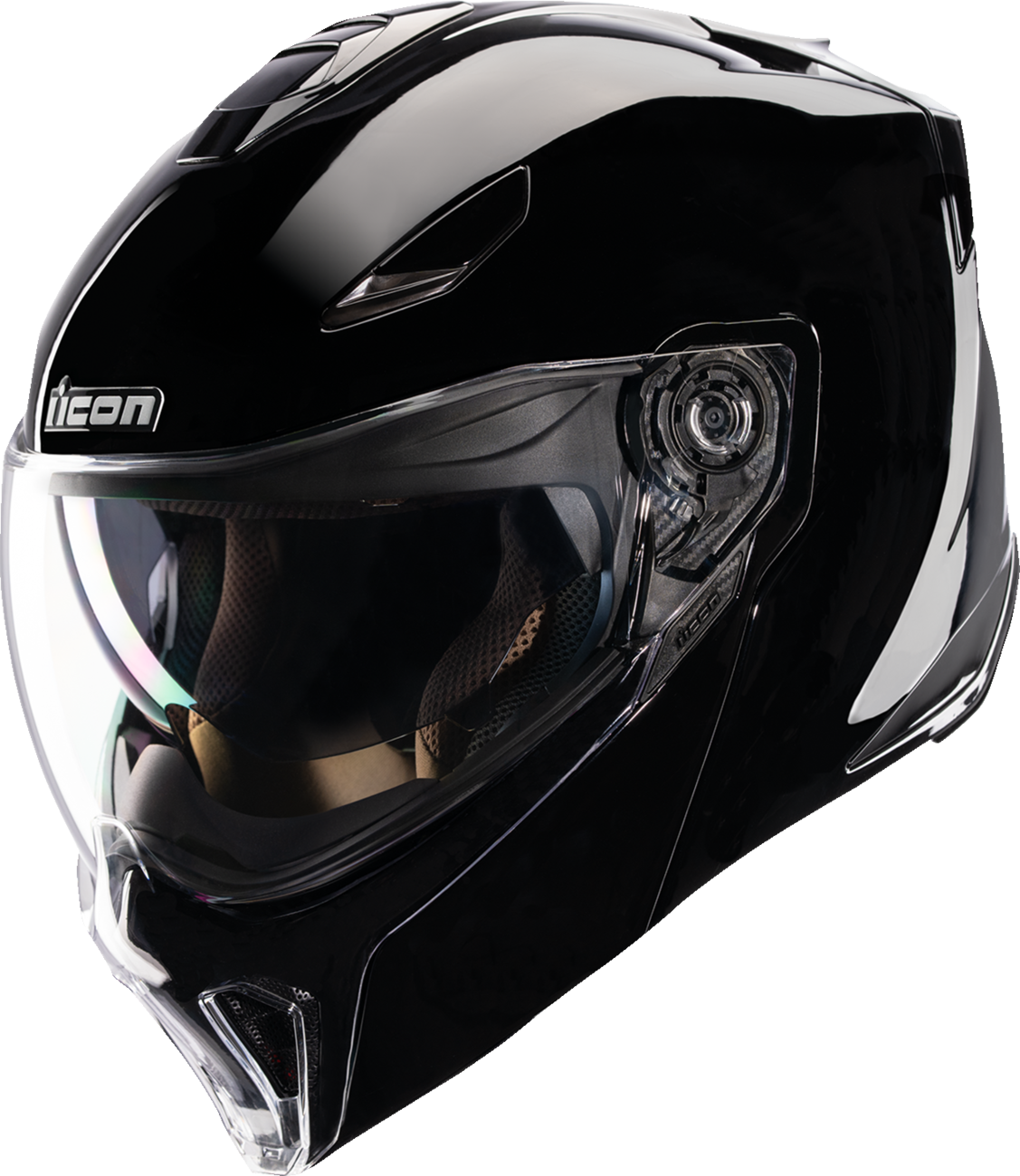 ICON Threshold™ Modular Helmet - Solid Gloss Black - 2XL - Part 0100-2816
