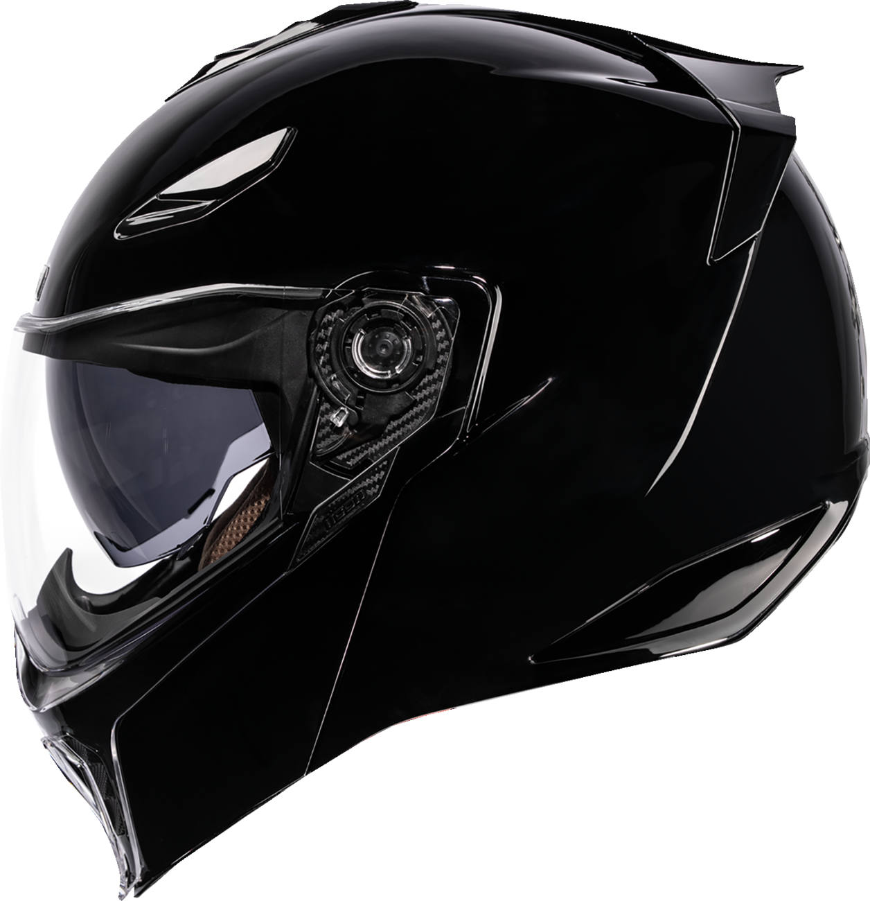 ICON Threshold™ Modular Helmet - Solid Gloss Black - 3XL 0100-2817