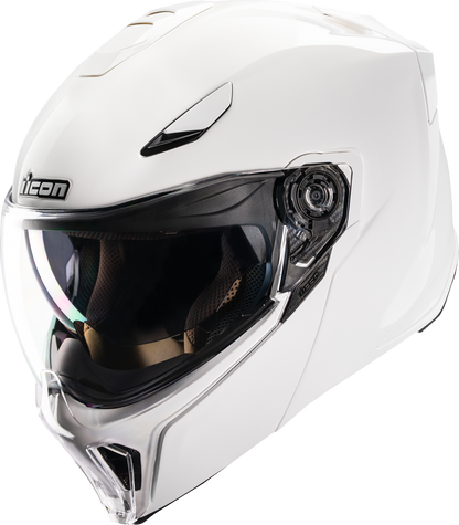 ICON Threshold™ Modular Helmet - Solid Gloss White - XS (Part #0100-2818)