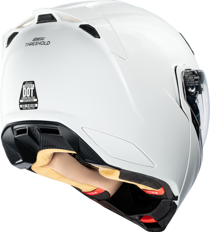 ICON Threshold™ Modular Helmet - Solid Gloss White XL (Part Number 0100-2822)