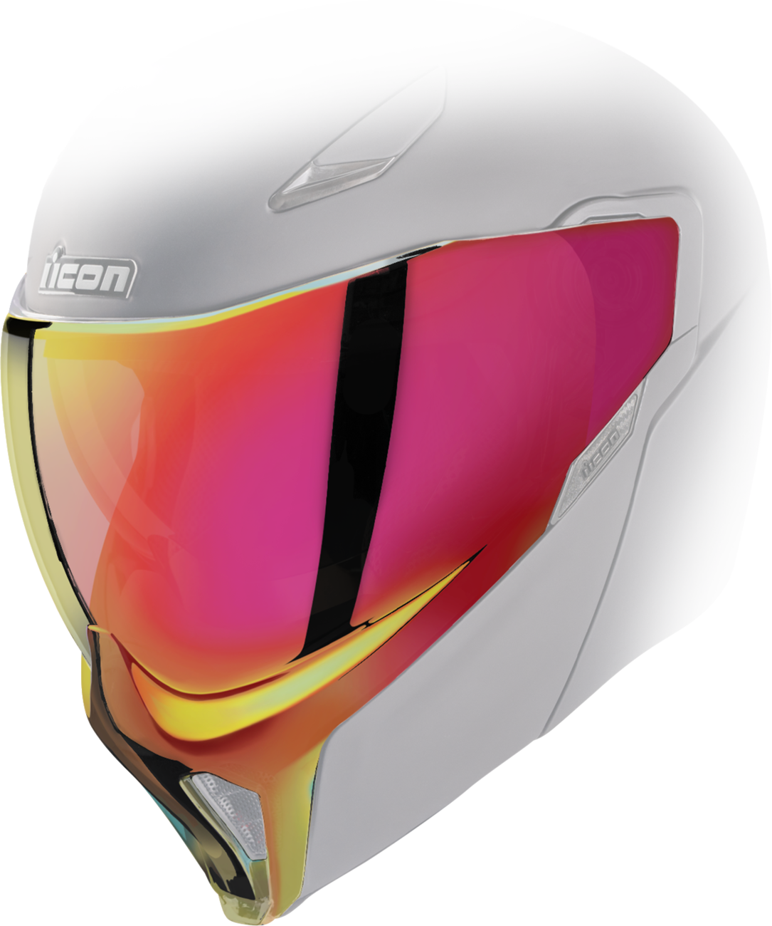 ICON Threshold™ Shield - Calypso Red (Part No. 0130-1466)