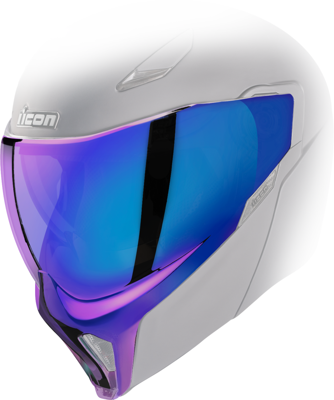 ICON Threshold™ Shield - Boatdrink Blue for Icon Threshold™ Helmets (Part No. 0130-1467)