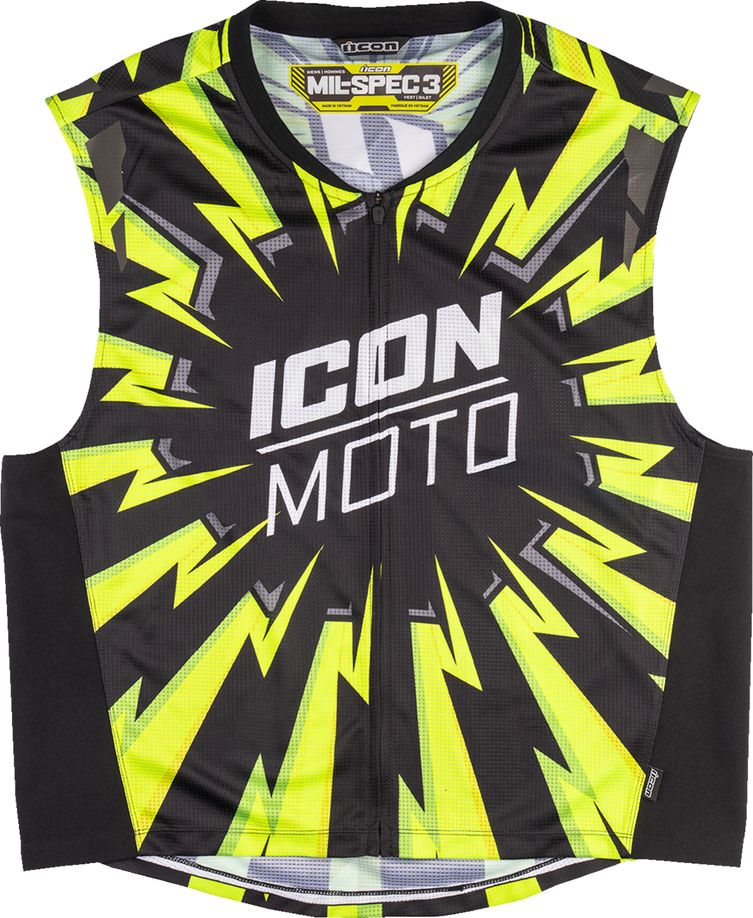 ICON Mil-Spec 3™ Hi-Vis Vest with YKK® Zipper and Four-Way Stretch - Size S/M