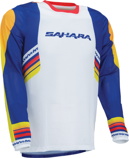 MOOSE OFFROAD Sahara Jersey - Blue/Orange 3XL - Performance Off-Road Apparel