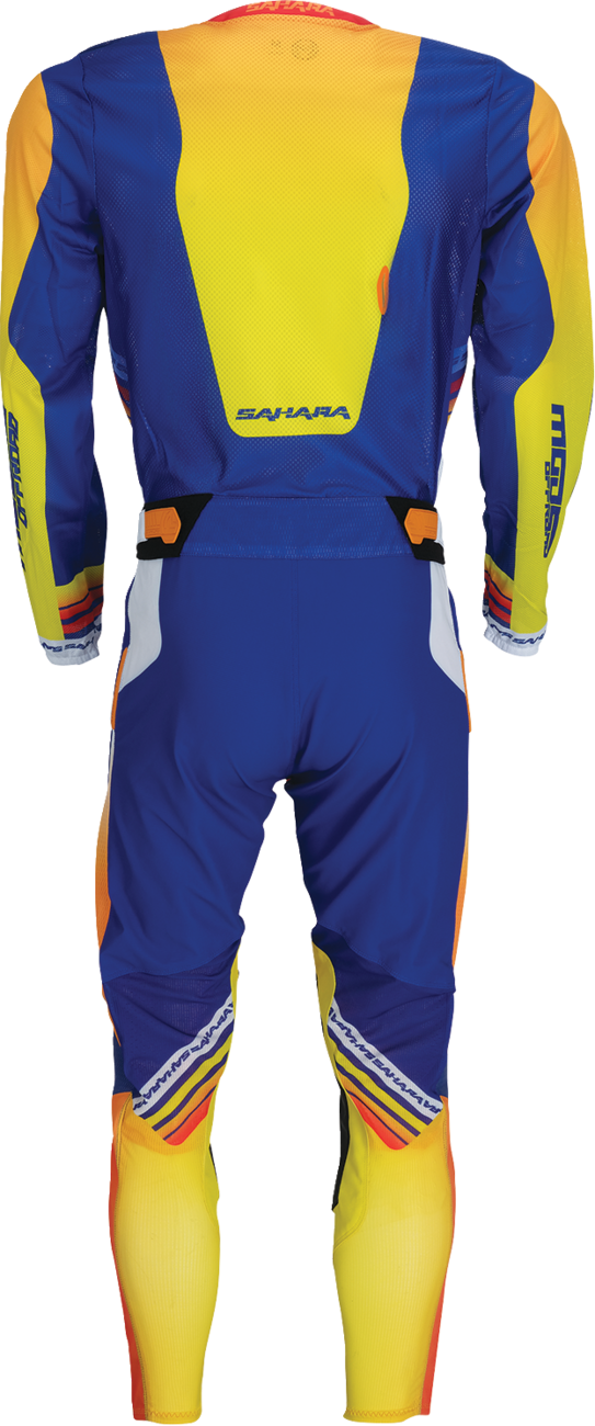 MOOSE OFFROAD Sahara Jersey - Blue/Orange 3XL - Performance Off-Road Apparel