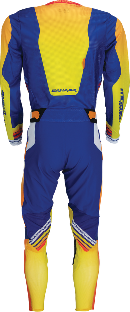 MOOSE OFFROAD Sahara Jersey - Blue/Orange 3XL - Performance Off-Road Apparel