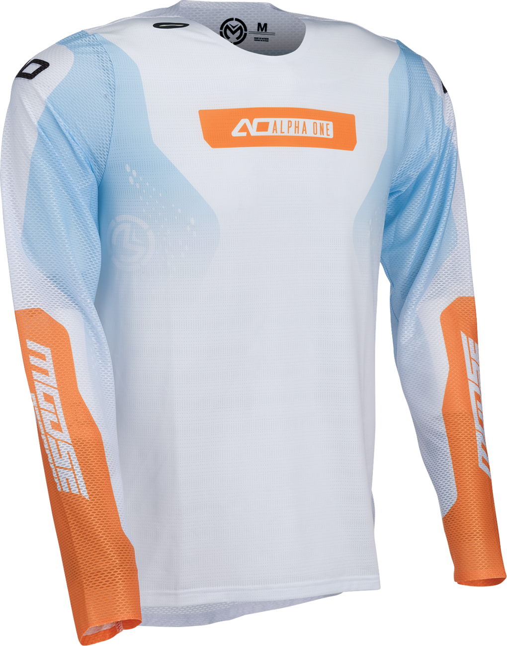 MOOSE OFFROAD Alpha One Jersey - Blue/Orange XS - Lightweight Polyester Motorcycle Jersey