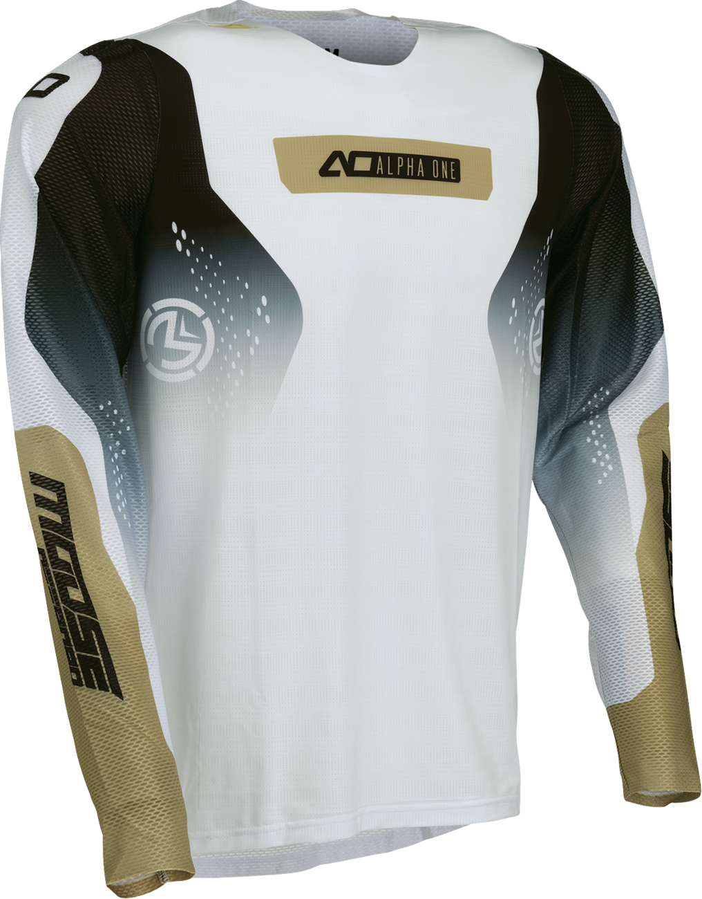 MOOSE OFFROAD Alpha One Jersey - Tan/Black Medium (Part No. 2910-8802)