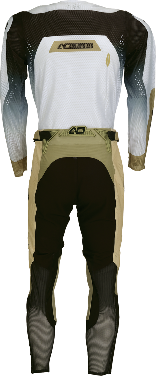 MOOSE OFFROAD Alpha One Jersey - Tan/Black Medium (Part No. 2910-8802)